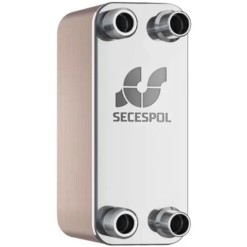 Hexonic  RHB60-70H lituotas plokštelinis šilumokaitis. Šilumos siurbliams "freonas - vanduo / gliukolis"