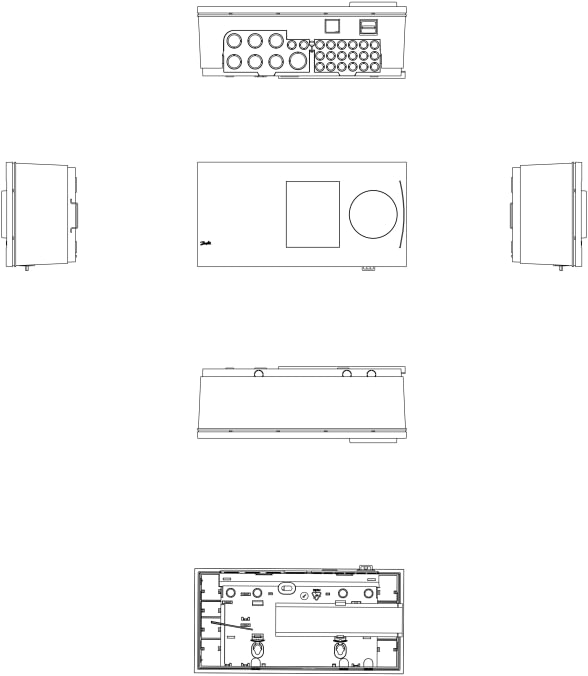 ECL 310 elektroninis valdiklis, reguliuojamas raktu